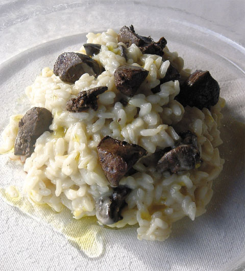 Risotto ai fegatini